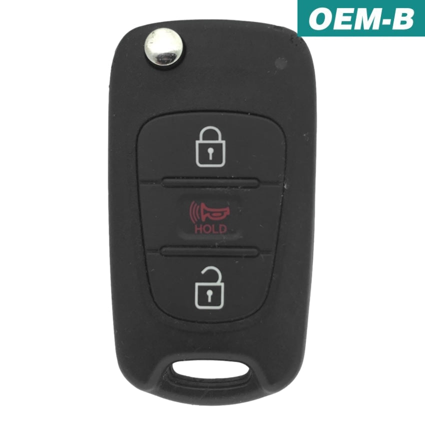 Kia Soul 2010-2012 OEM 3 Button Flip Key Remote NYOSEKSAM11ATX / NY0SEKSAM11ATX (AM11MY)
