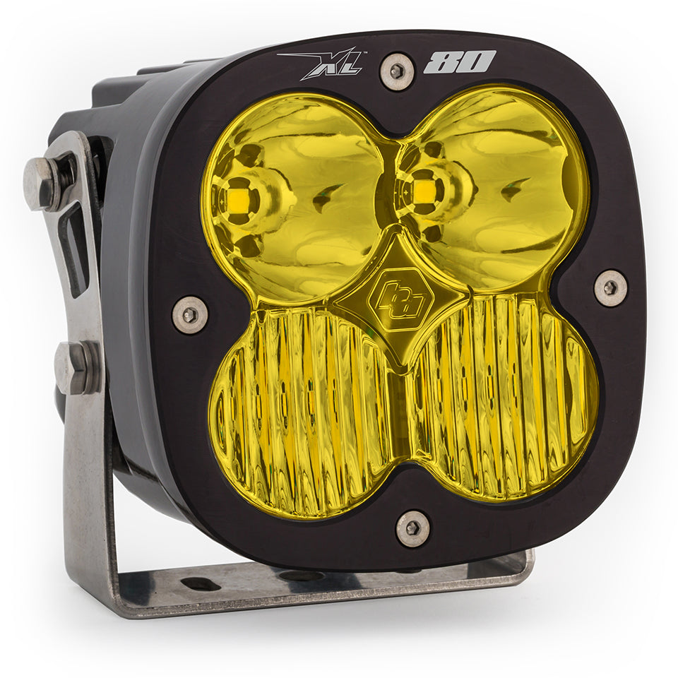 LED Light Pods Baja Amber Lens Spot Each XL80 Driving/Combo