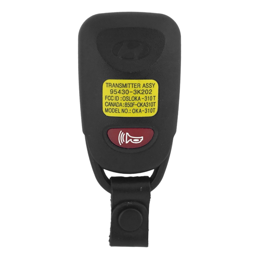 Hyundai Sonata Elantra 2006-2010 OEM 4 Button Keyless Entry Remote OSLOKA-310T