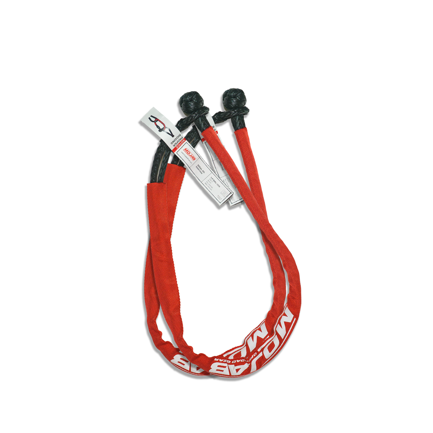 Long Reach 3/8'' x 35'' soft shackle (Set of 2 shackles) (lifetime Warranty)