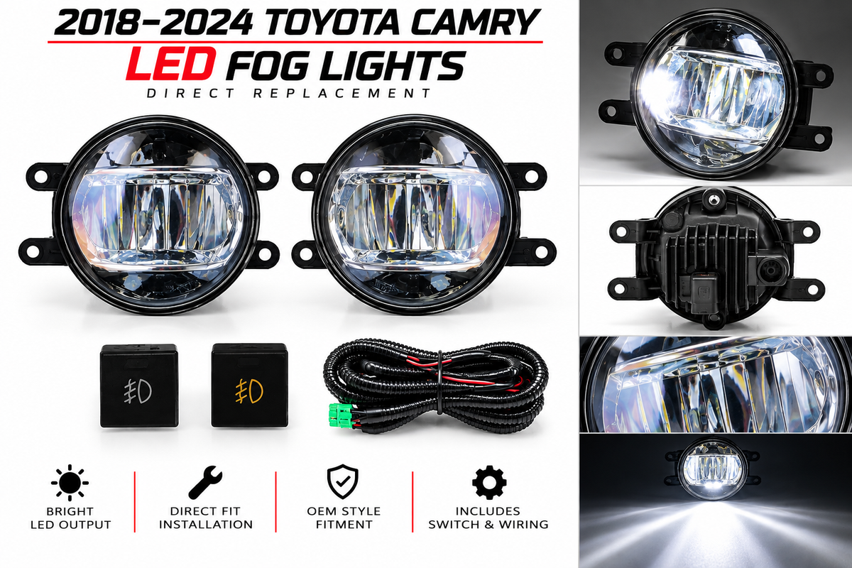 HRS 2018-24 Toyota Camry LED Fog Lights