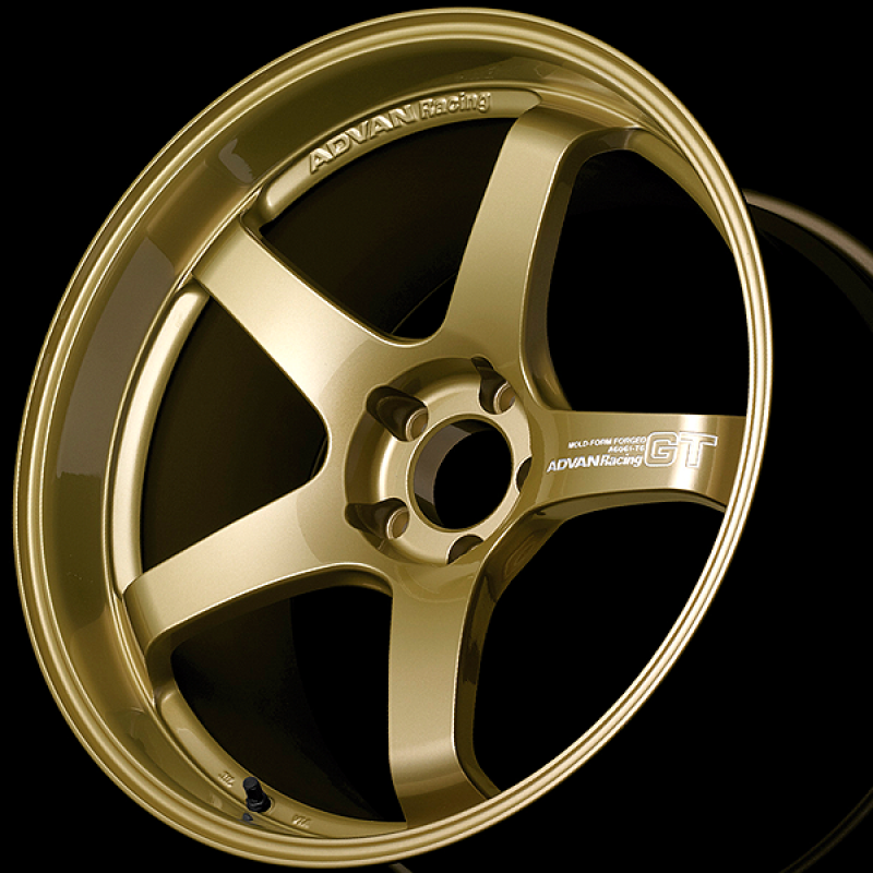 Advan GT for Porsche 18x9.0 / +46 Offset / 5x130 / 71.6mm Bore / Racing Gold Metallic YAQ8I46PZP