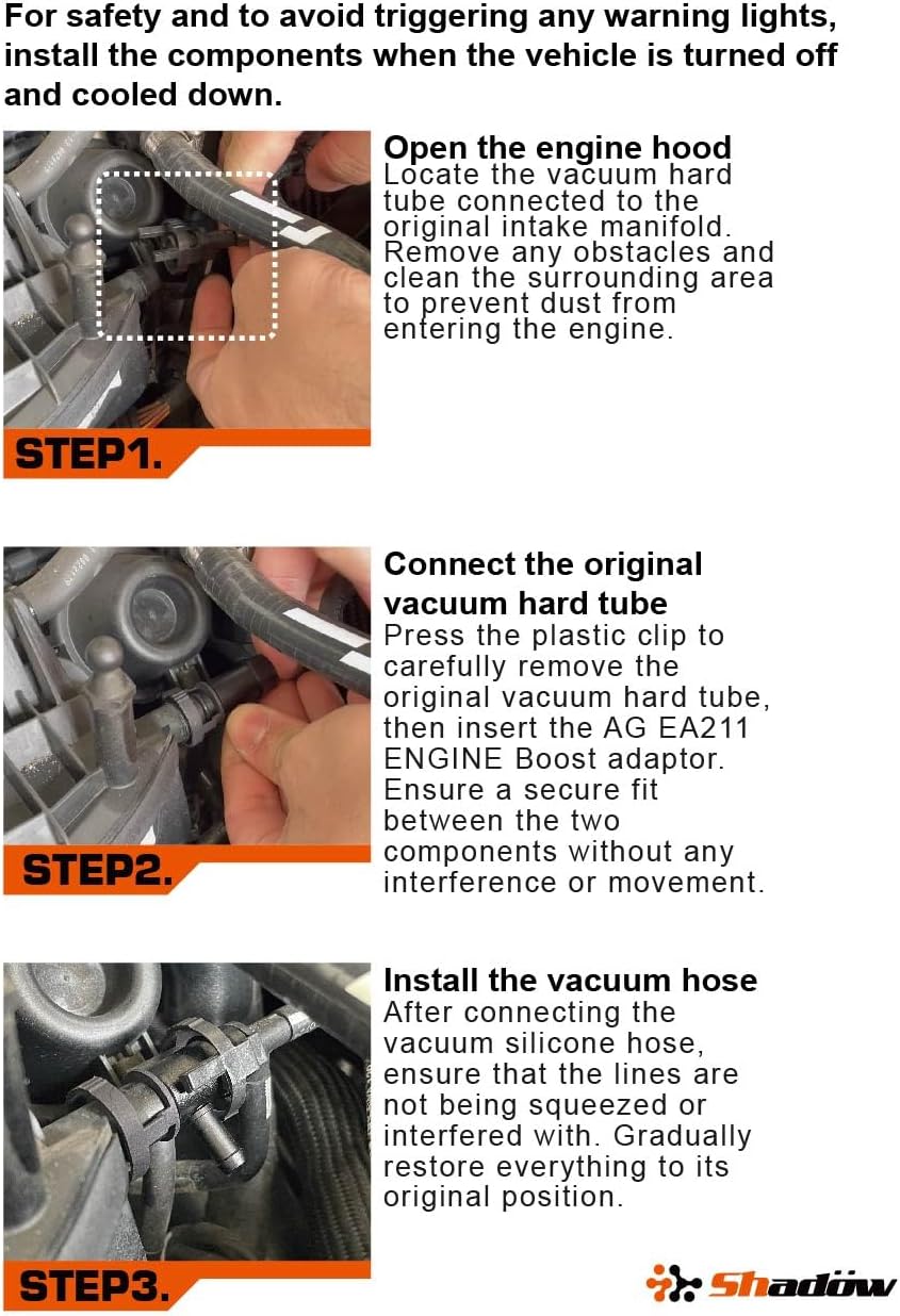 Boost Tap Adapter for Audi, VW, Porsche Vacuum Tap