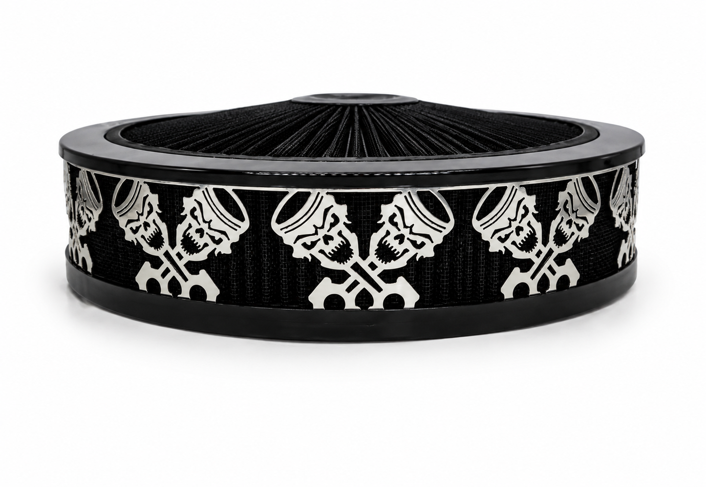 Blingz Beauty Bandz Black Air Filter Assembly , Skullz and Rods - 750017
