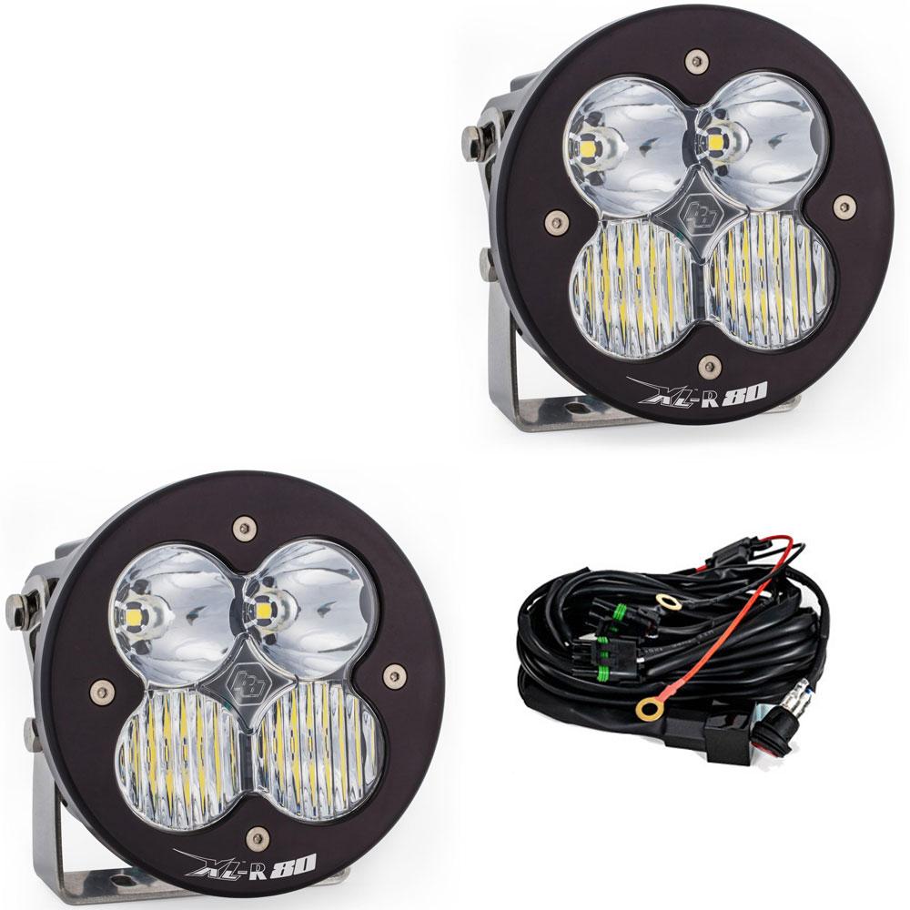 LED Light Pods Driving Combo Pattern Pair XL R 80 Series