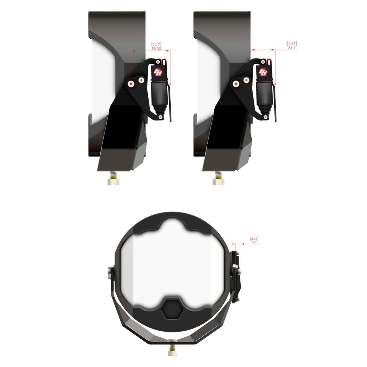 Reflex Light Actuator Kit LP4/LP6/LP9/XL-M Housing