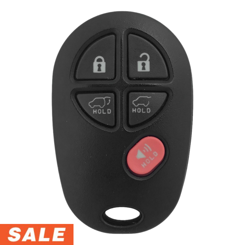 Toyota Highlander 5 Button Keyless Entry Remote 2007-2012 For GQ43VT20T | Aftermarket