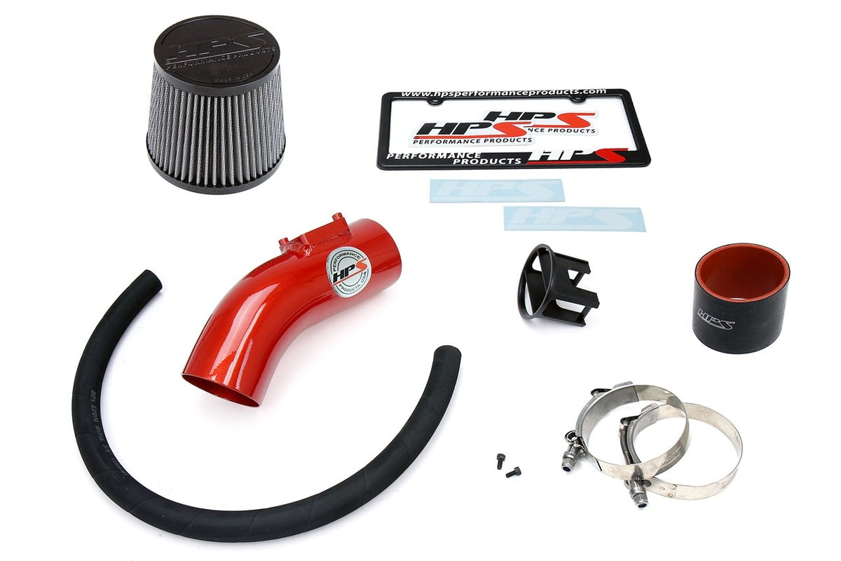 HPS Shortram Air Intake Kit 2009-2013 Mazda Mazda6 2.5L, Red