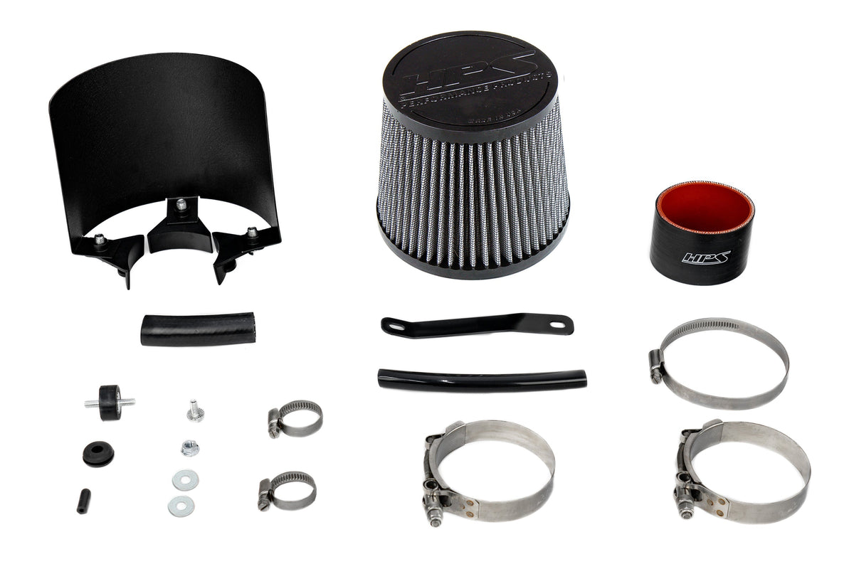HPS Performance HPS Shortram Air Intake Kit 2002-2004 Honda CR-V 2.4L, Includes Heat Shield, 827-724