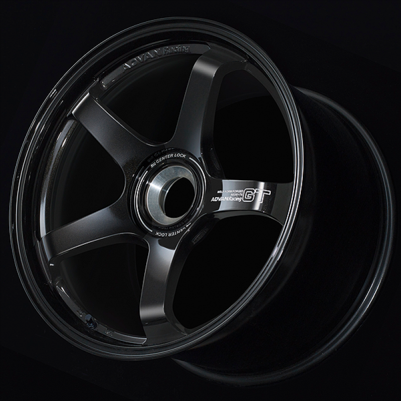 Advan GT for Porsche 18x10.0 / +52 Offset / 5x130 / 71.6mm Bore / Racing Titanium Black YAQ8K52PTBP