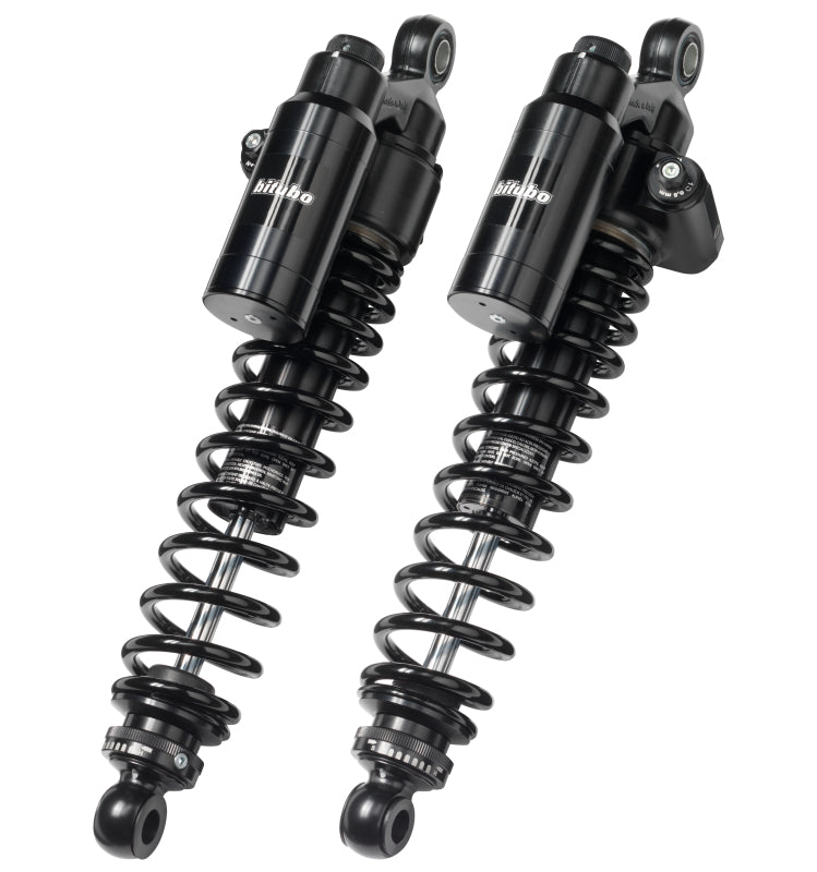 Bitubo Suspension Bitubo WMT2 Twinshocks Adj.: Spring Preload, Reb., Comp., Length 335mm, Piggyback Tank, Dk Edition HD029WMT22V2