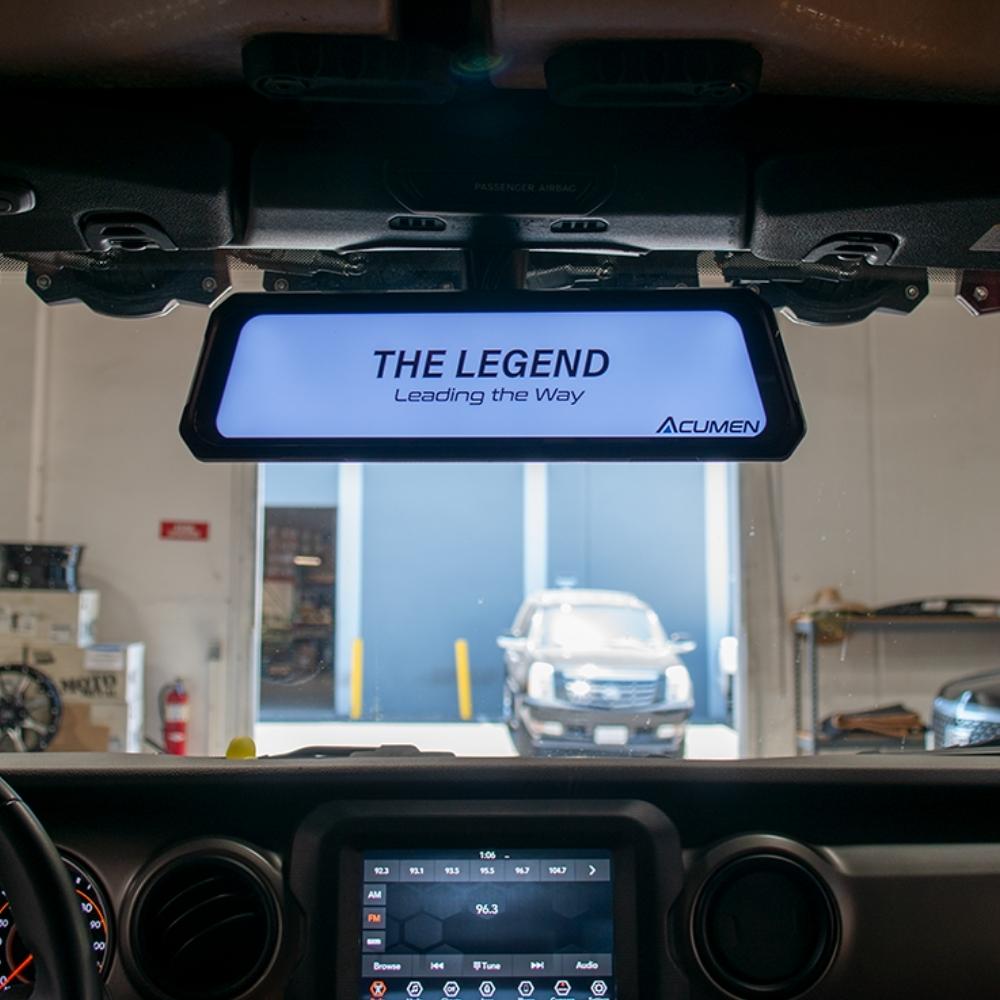 The Legend 4CH Waterproof Mirror DVR w/ 8-Gang Switch Box
