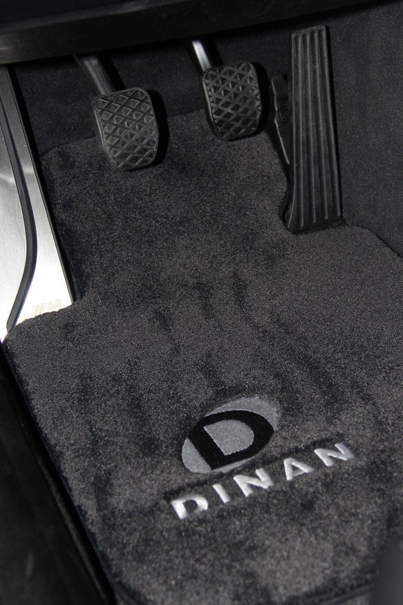Dinan Signature Floor Mats - 2012-2018 BMW 3-Series Black - F30/F31 & F80