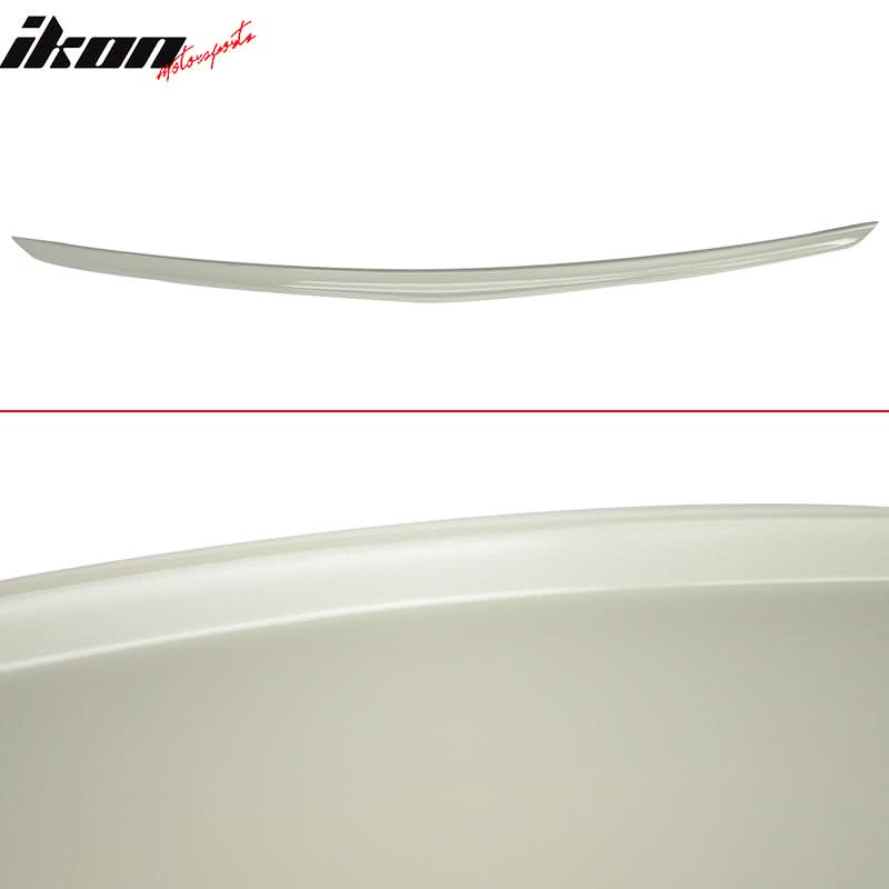 2010-2016 Benz W212 #650 White AMG Trunk Spoiler & OE Roof Wing ABS