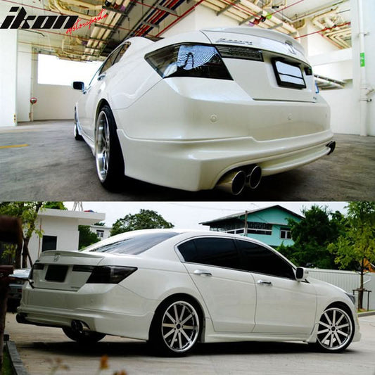 2008-2012 Honda Accord Sedan Unpainted Trunk Spoiler ABS