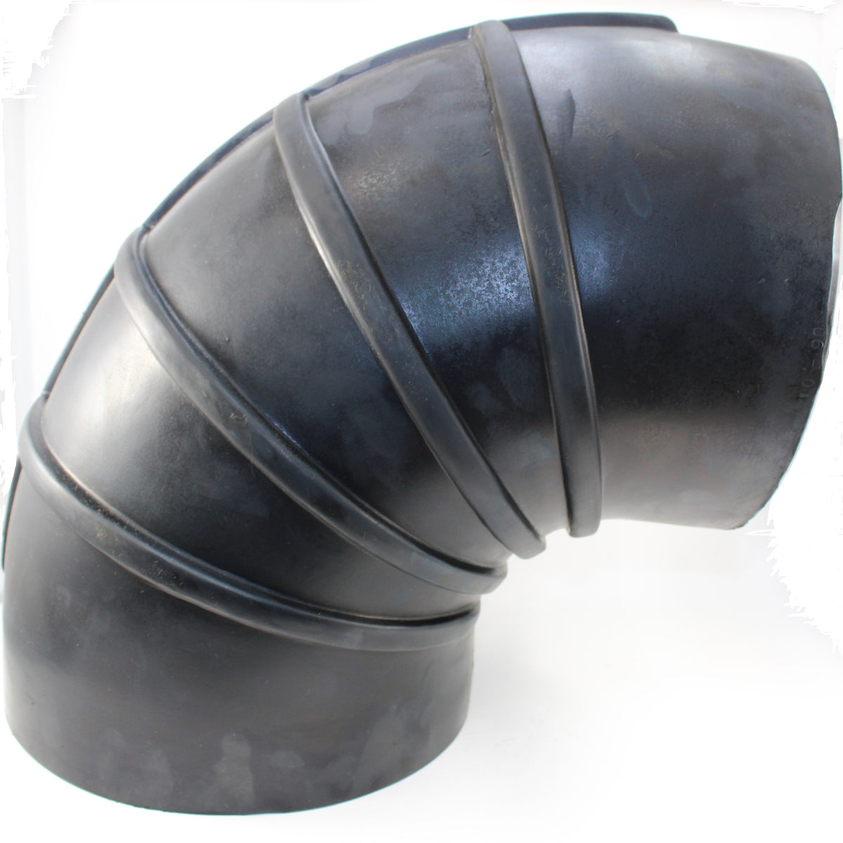 10" ID x 90 Degree Rubber Intake Elbow, .37" Wall