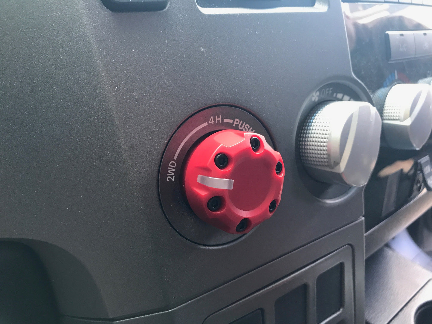 Climate Knobs (2005-2015 Tacoma) - 3 PACK - BLACK