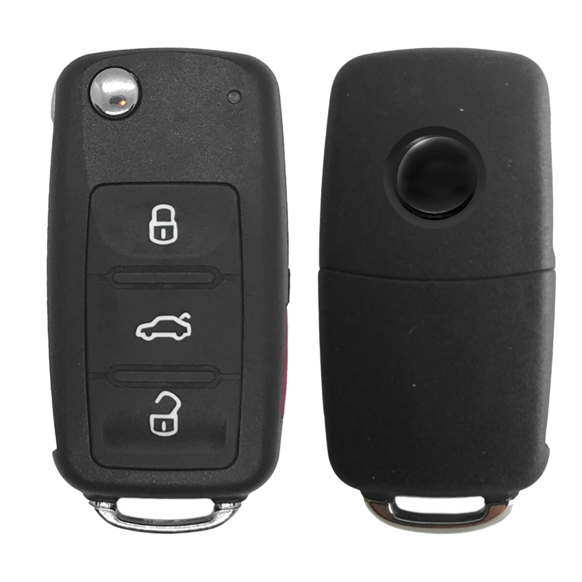 Volkswagen OEM 4 Button Flip Key Remote 2011-2016 NBG010180T