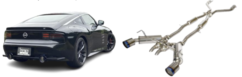 HKS FULL DUAL MUFFLER RZ34 VR30DDTT 31014-KN002