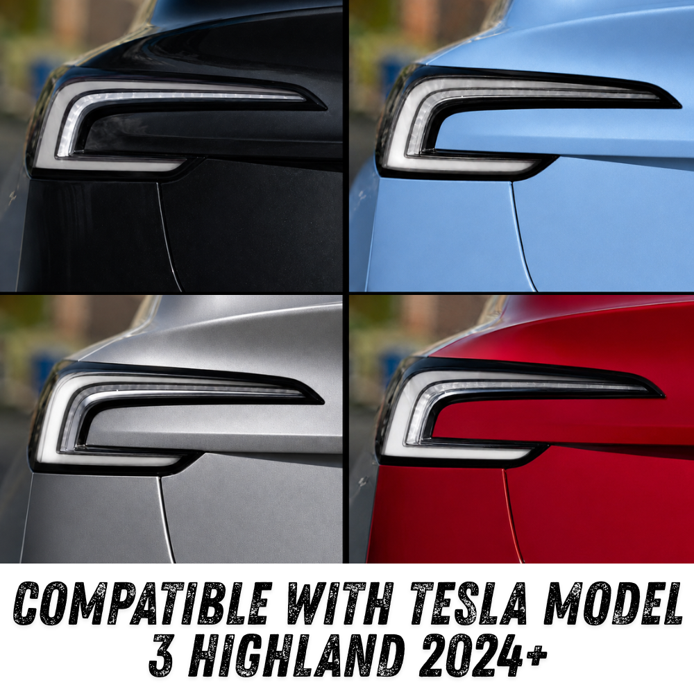 White Venom LED Tail Lights | Tesla Model 3 Highland