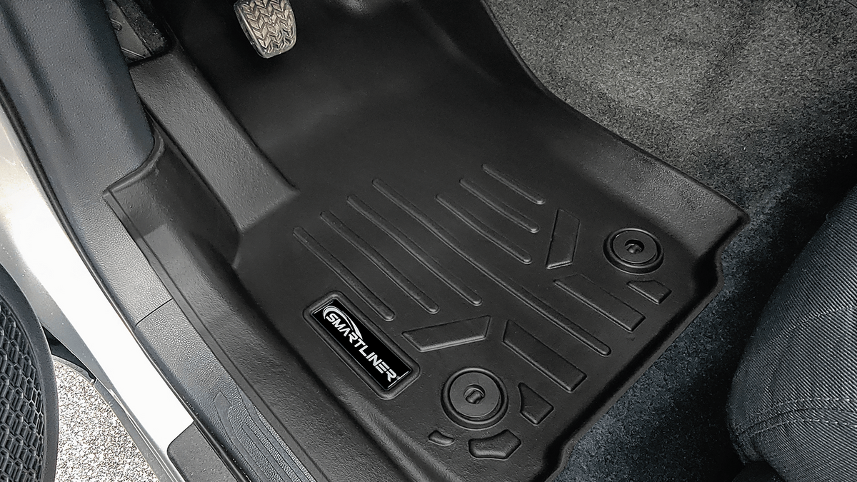 2024-2026 Toyota Tacoma Floor Liners|Double Cab, Xtra Cab Models with Manual Transmission|SMARTLINER