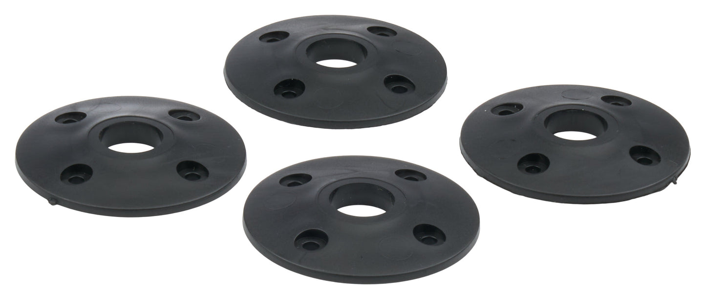 Scuff Plate Plastic Black 4pk