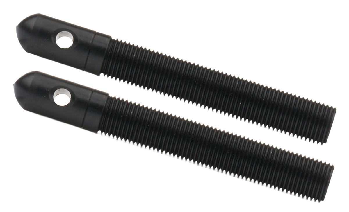 Alum Hood Pins 1/2in w/ 3/16in Hole 2pk Black