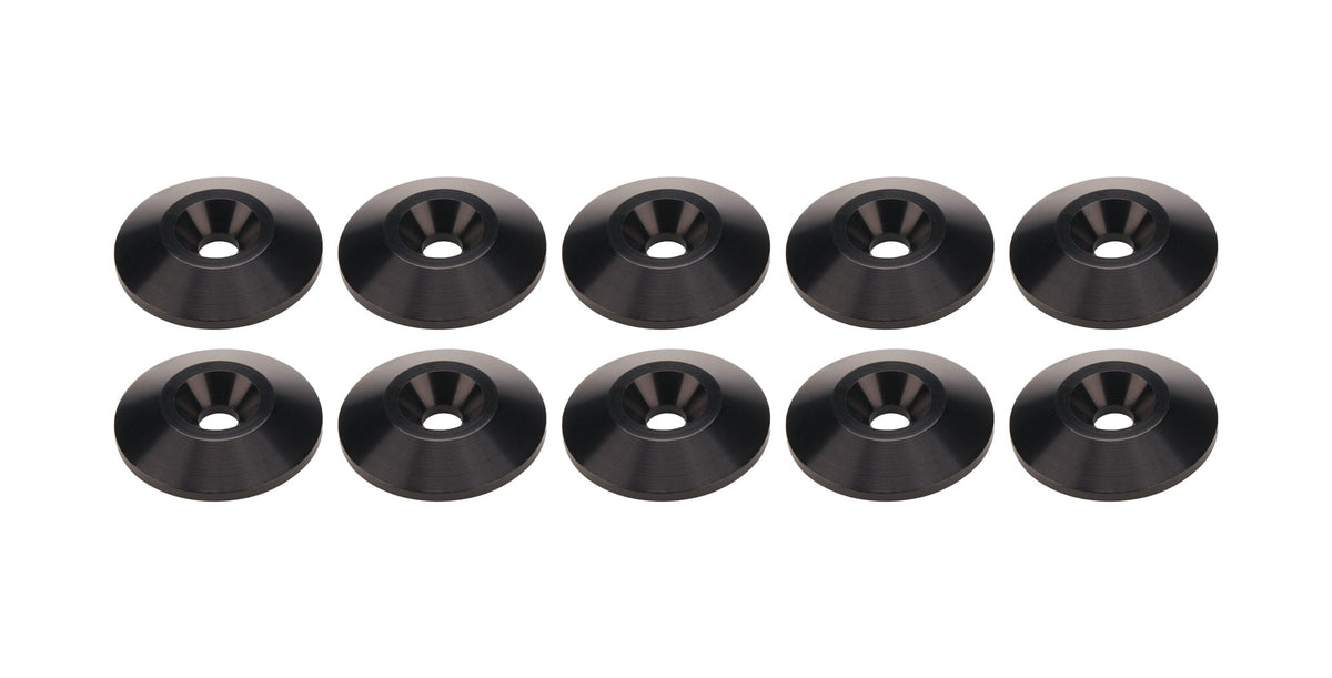 Countersunk Washer Black #10 10pk