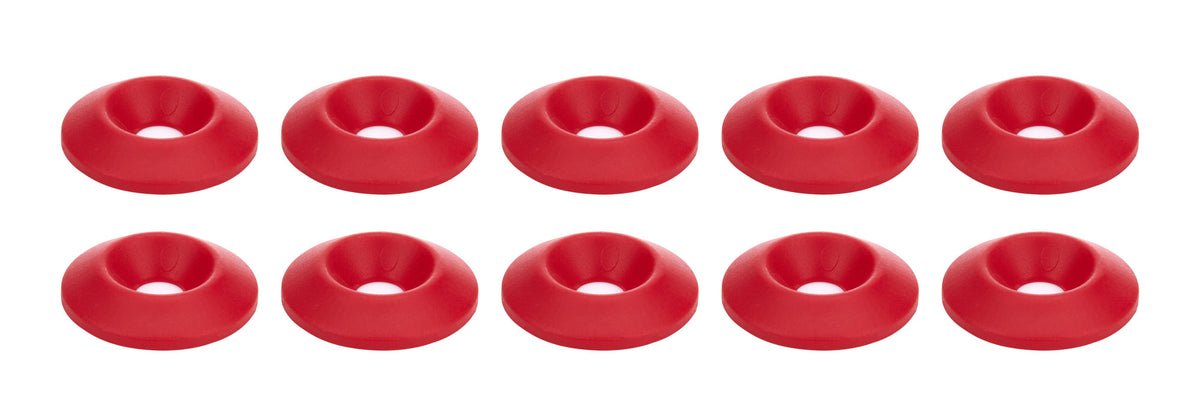 Countersunk Washer Red 10pk