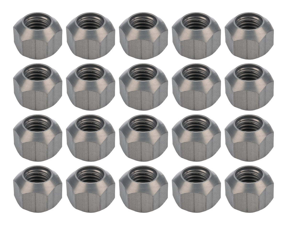 Lug Nuts 5/8-11 Alum HC Dbl Chamfer 20pk