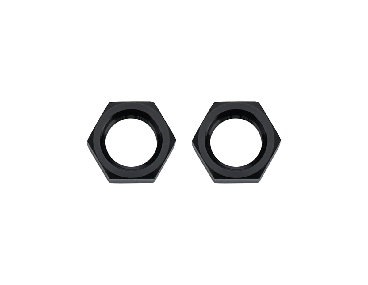 Bulkhead Nuts Black -3 2pk