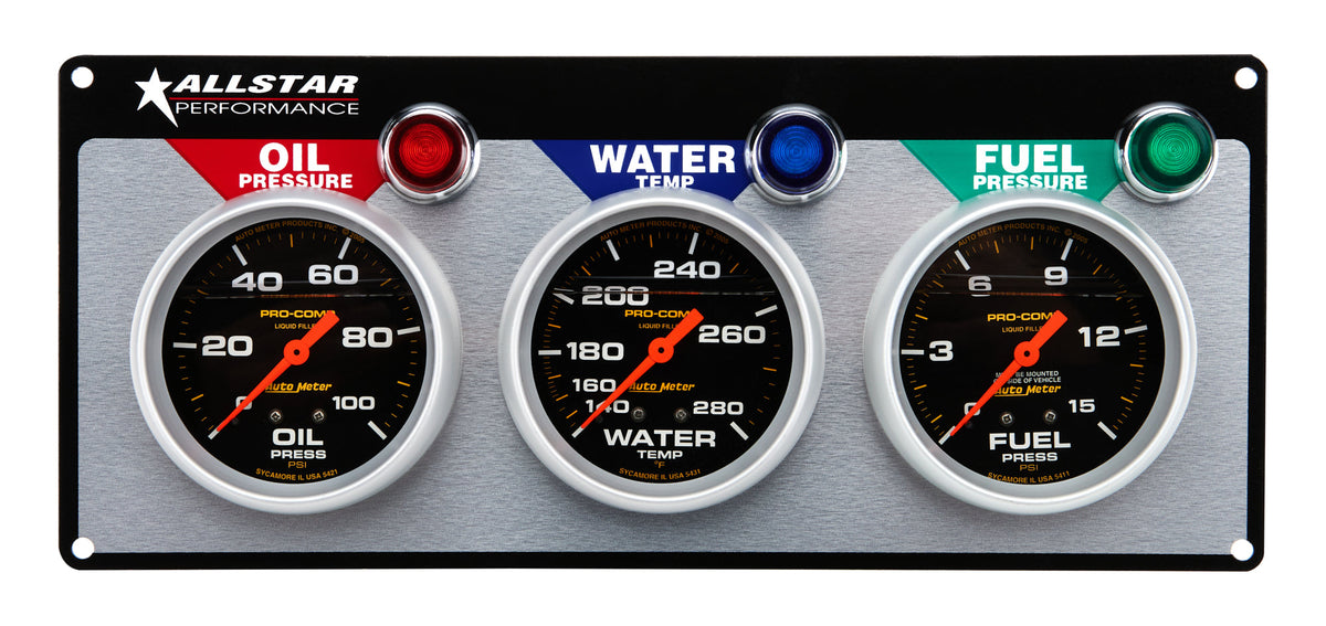 3-GAUGE PANEL AUTO METER PRO-