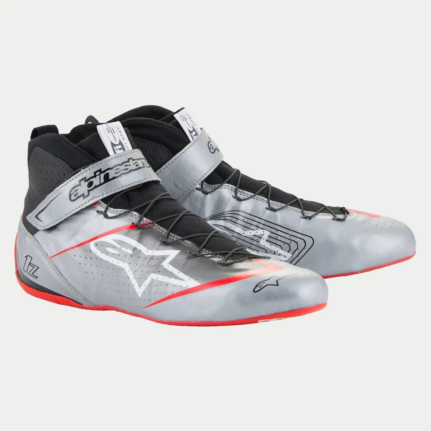 Shoe Tech-1Z V3 Silver / Red Size 12