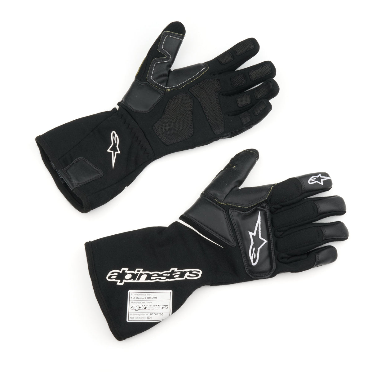 Glove Tech-M V2 Black Large FIA