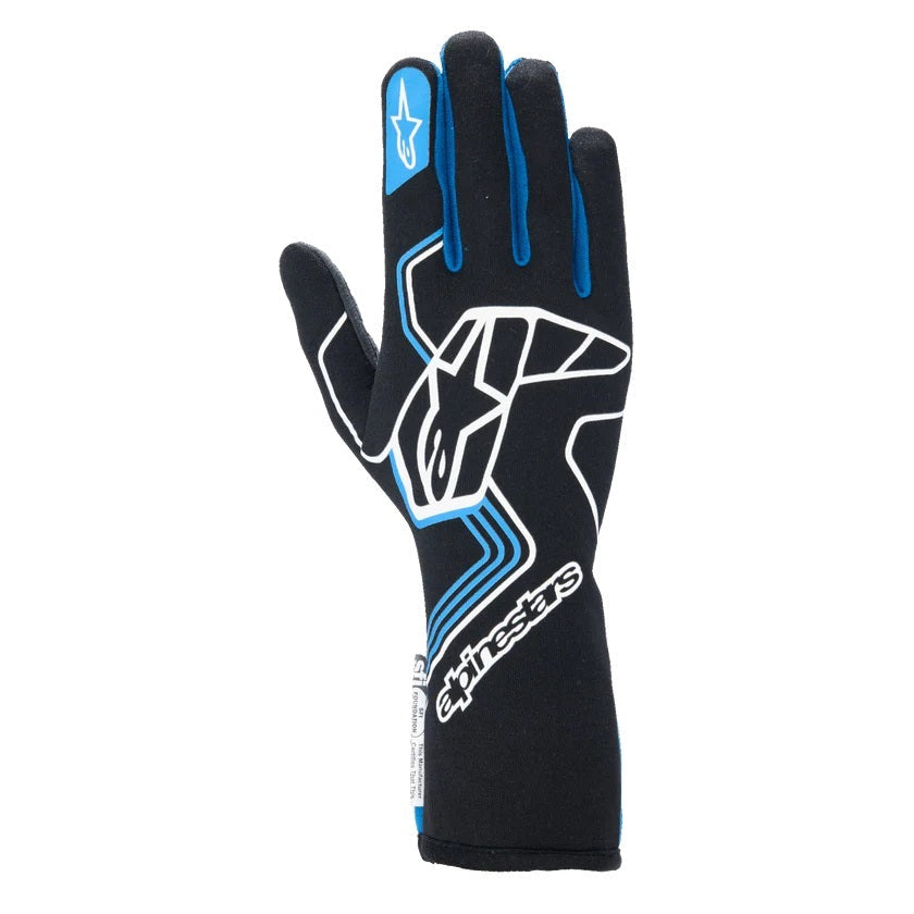 Glove Tech-1 Race V4 Black / Blue 2X-Large