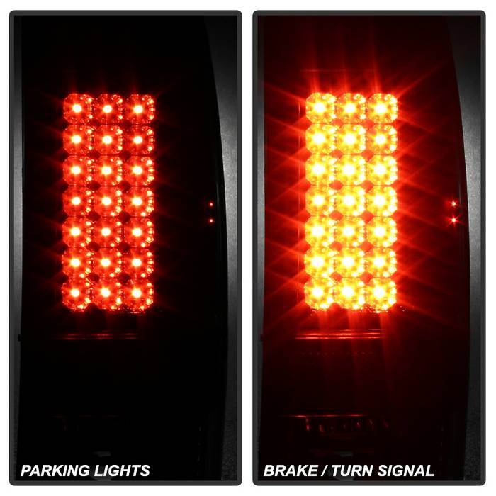 Spyder Ford Super Duty 08-15 LED Tail Lights Black ALT-YD-FS07-LED-BK 5003898