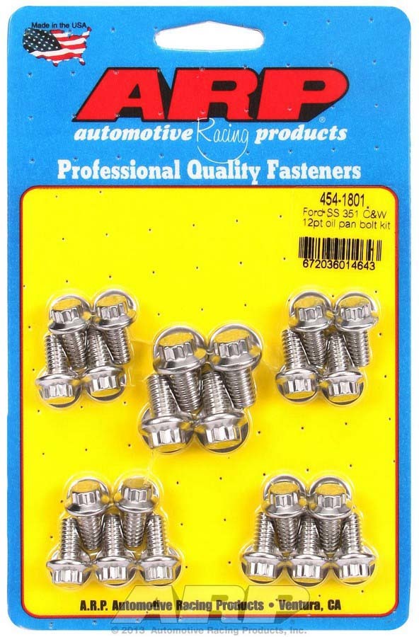 FORD SS 12PT OIL PAN BOLT KIT