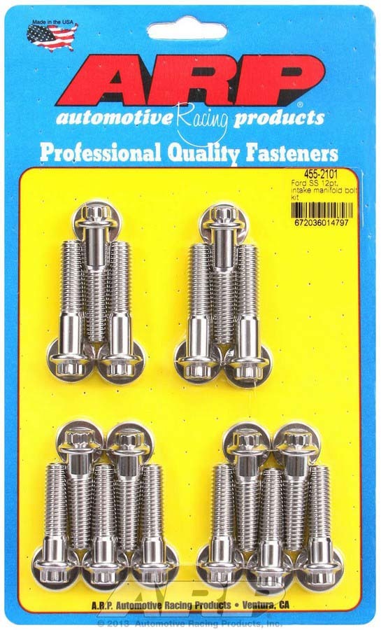 INTAKE BOLT KIT BBF 12PT SS