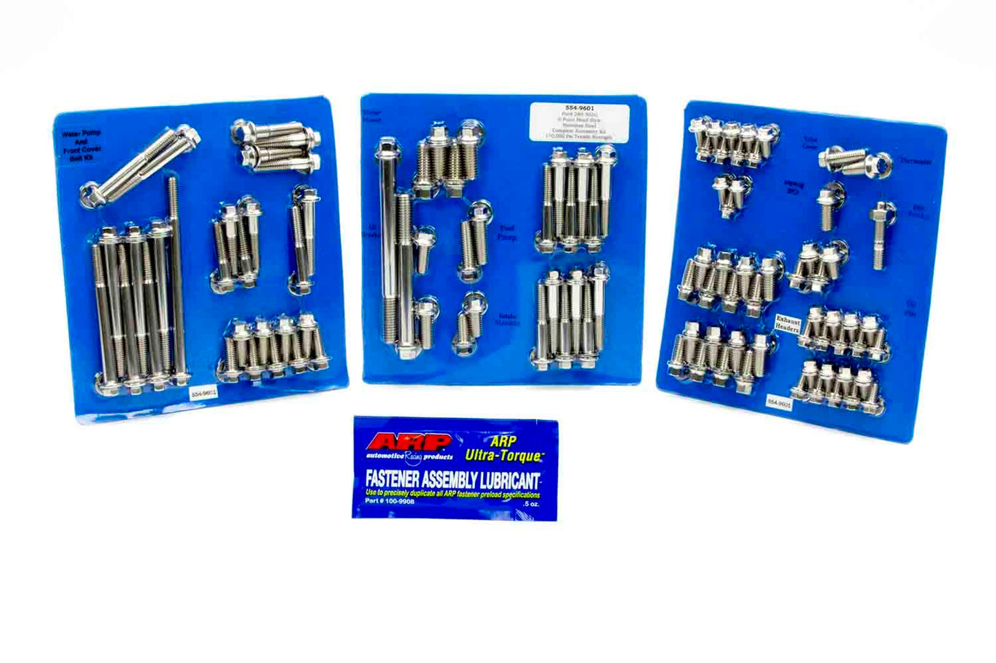 ENGINE BLT KIT SBF 80- HEX SS