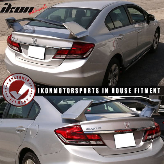 2012-2015 Honda Civic 9th FB Sedan Gen X Type R Trunk Spoiler Wing ABS