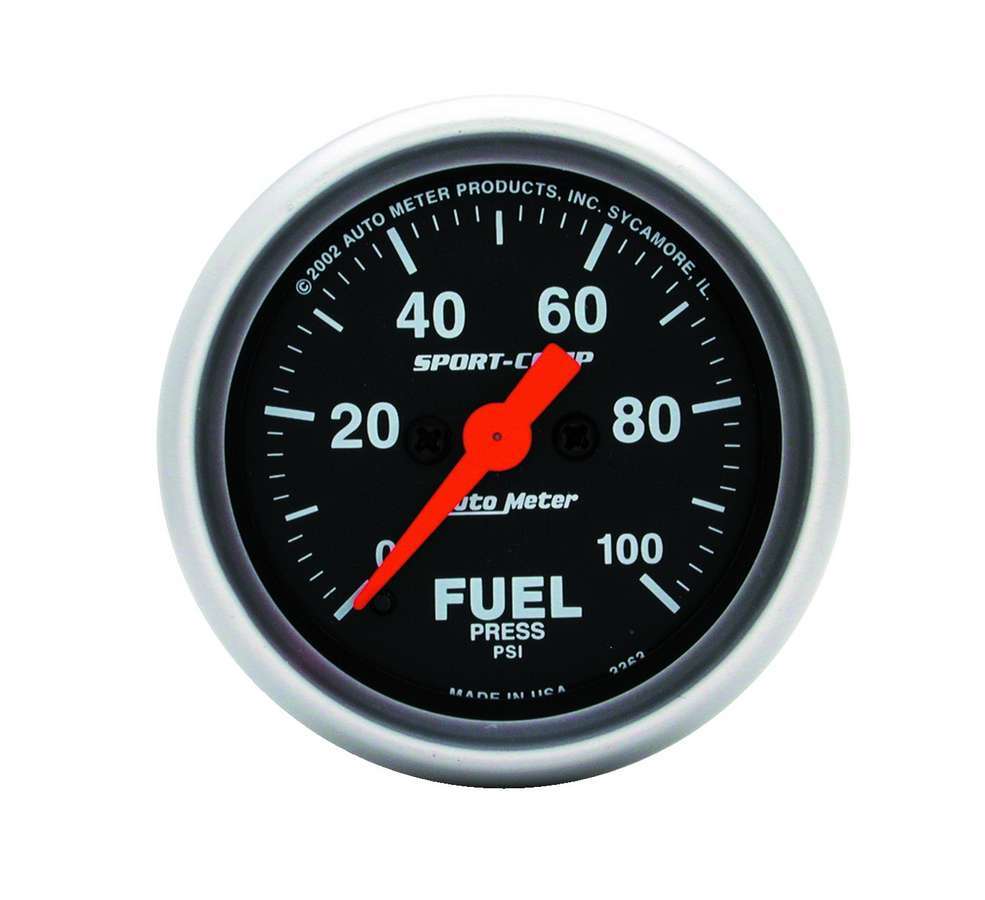 TD GAUG FUEL PRESSURE 2 1/16