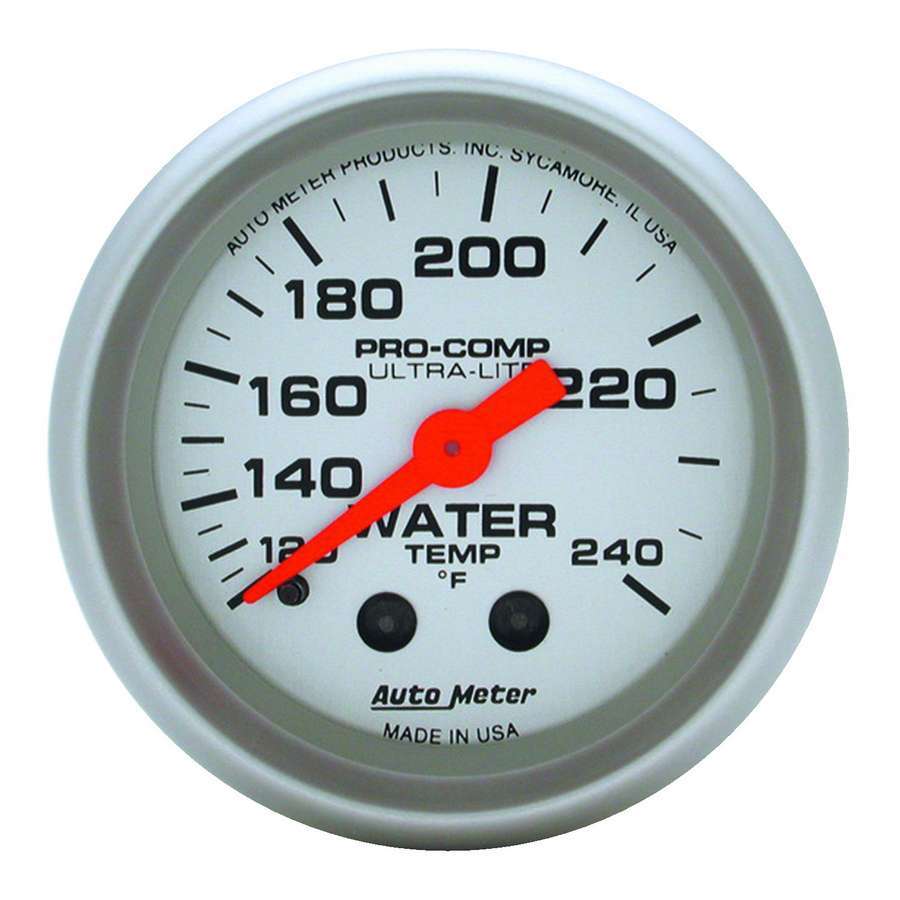 TD GAUG WATER TEMP 2 1/16