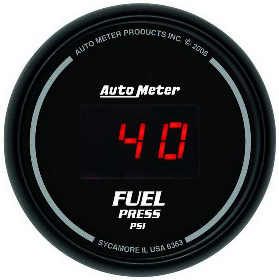 TD GAUG FUEL PRESSURE 2 1/16