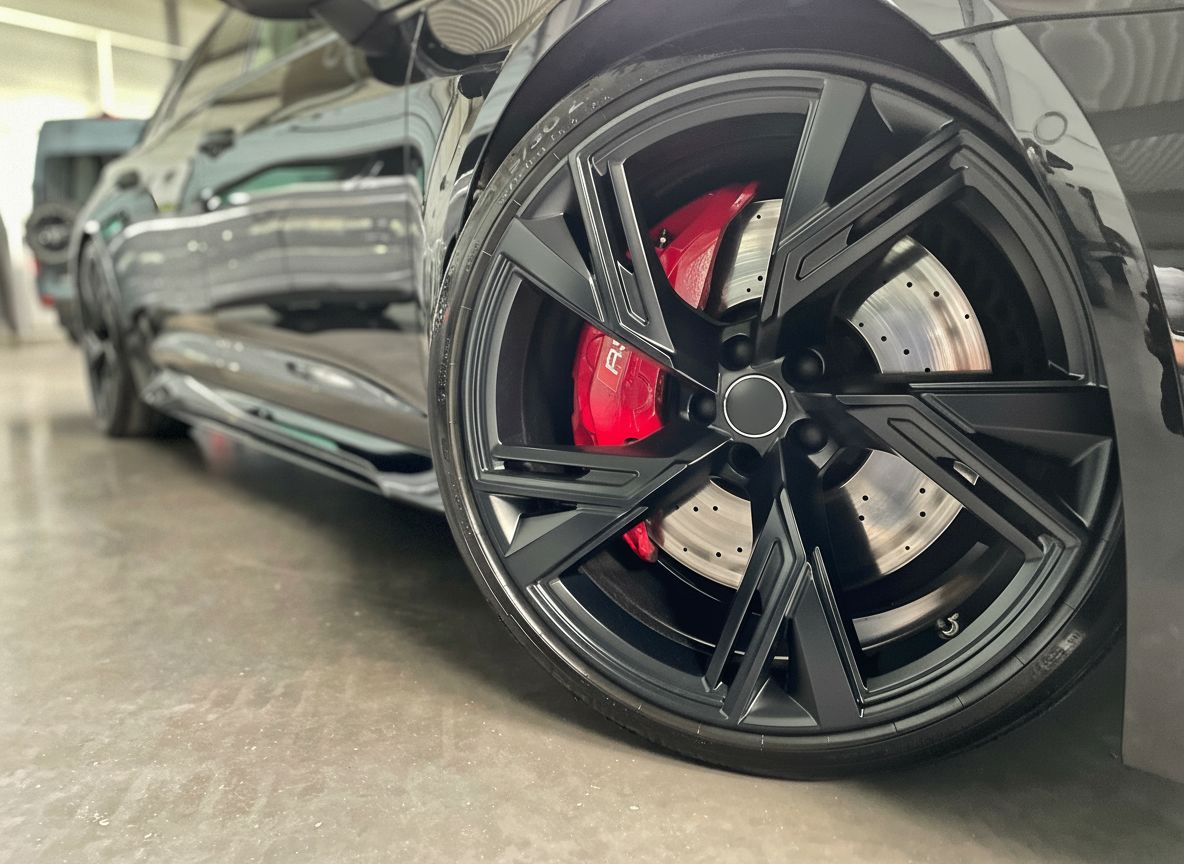 AU9 19x8.5 5x112 +32 66.6 Gloss Black