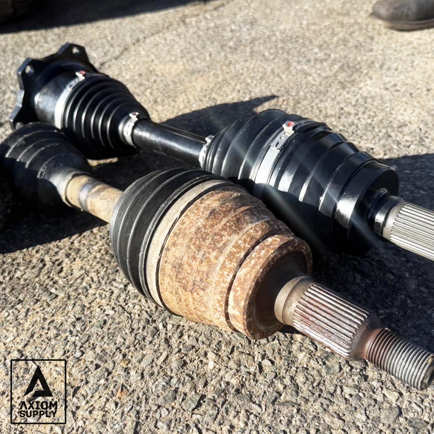 Axiom Supply Reaper Series CV Axle Clamp Set GM HD Truck 2500 / 3500 Silverado / Sierra 2001-2010