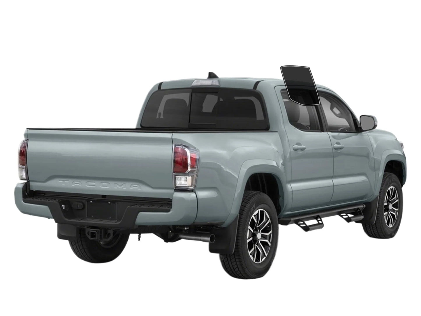 Precut Window Tint Kit for Toyota Tacoma Double Cab (2016–2023) | UV Block & Privacy Film