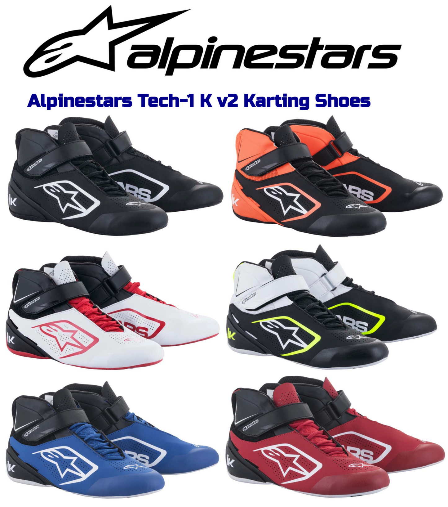 Alpinestars Tech-1 K v2 Karting Shoes