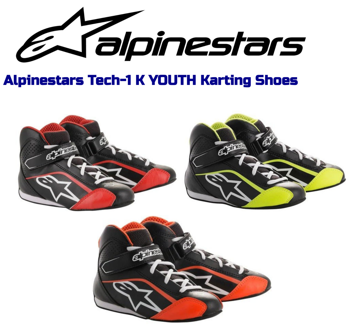 Alpinestars Tech-1 K Youth Karting Shoes
