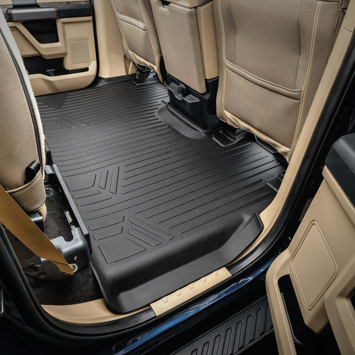 2015-2027 Ford F-150 Floor Liners |Super Crew Cab Models 1st Row Bench Seat | SMARTLINER