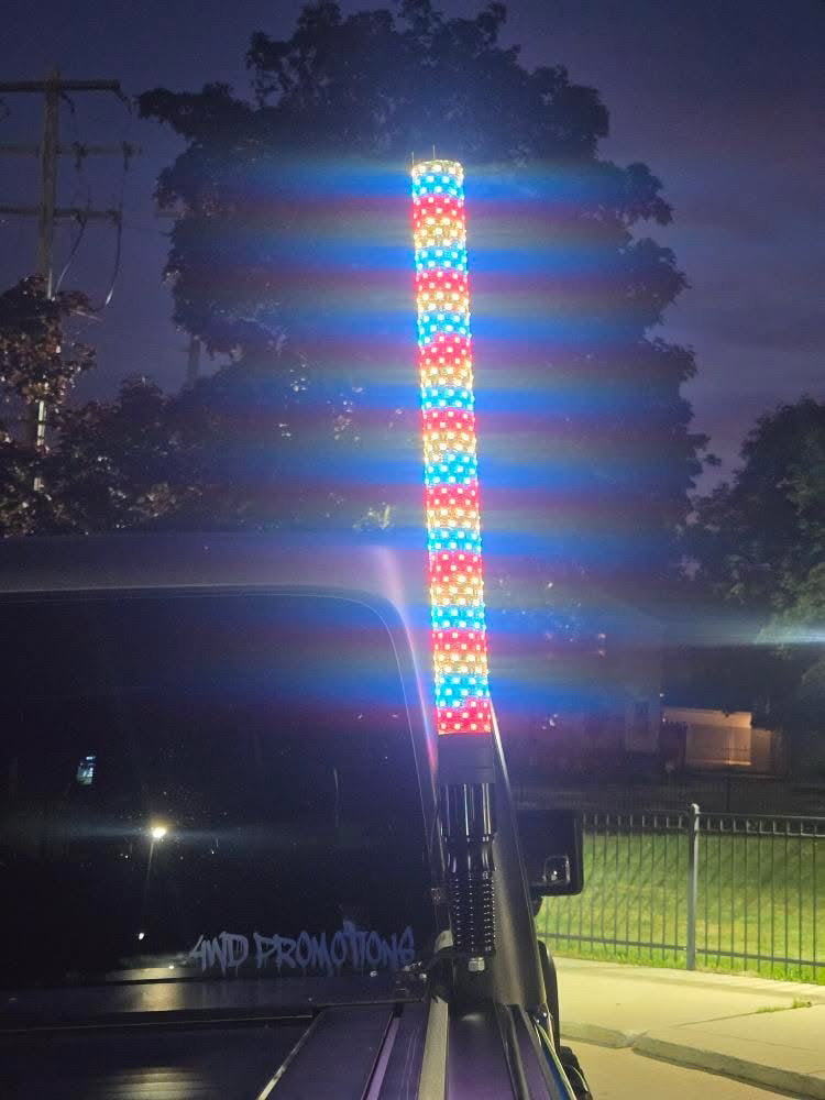 Shoreline Offroad Pro Series Fat RGBIC 3’ Whip Lights